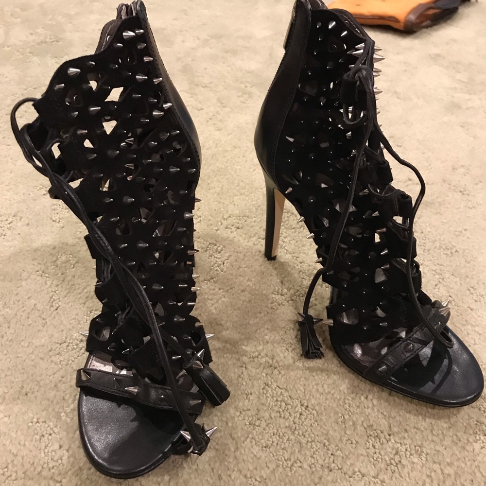 Brand new spiked shoes